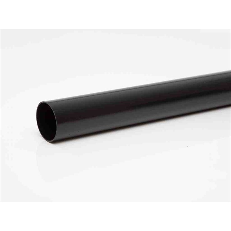 Round Downpipe 68mm Black 2.5M RR121